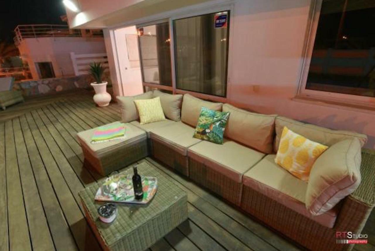 אילת Villa With Heated Pool And Jacuzzi Sea View 300M Front Of The Beach מראה חיצוני תמונה