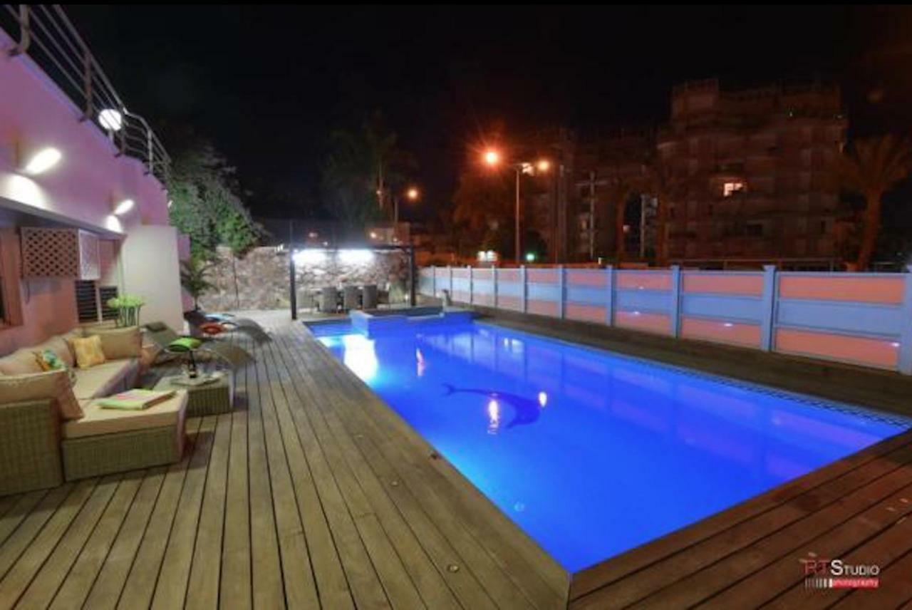 אילת Villa With Heated Pool And Jacuzzi Sea View 300M Front Of The Beach מראה חיצוני תמונה